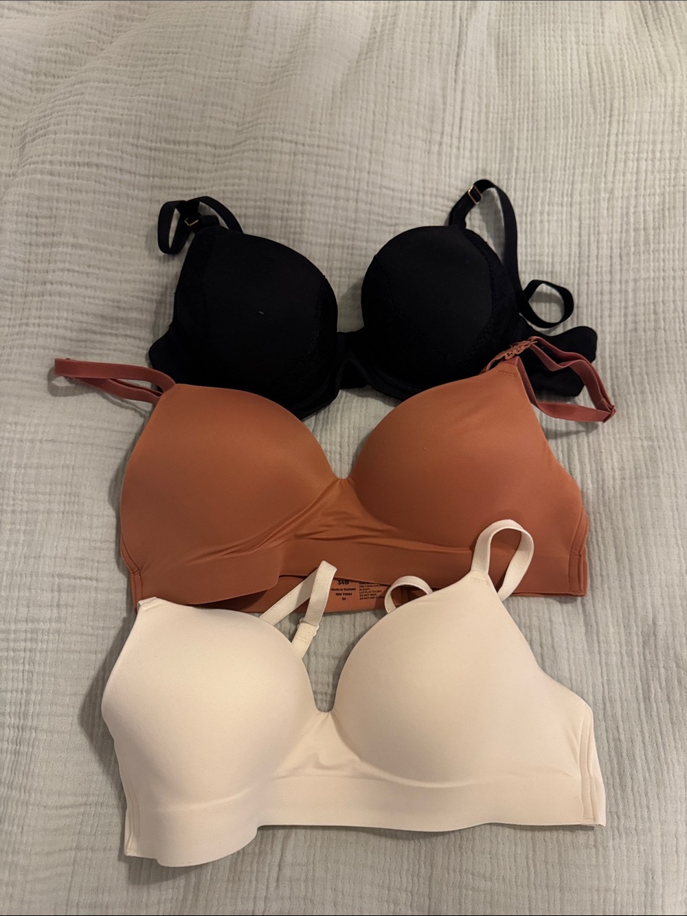 Soma Enbliss and Embraceable Bras - Black, Pink, Cream